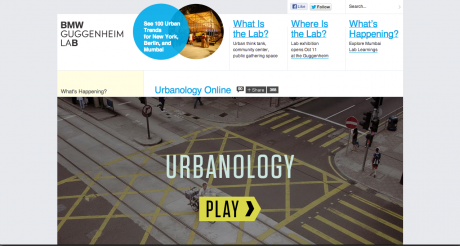 BMW Guggenheim Lab — Urbanology Game